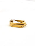 Modern stainless steel stackable rings, perfect for men who love versatile jewelry.