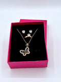 Elegant Heart Pendant Jewelry Gift Set – 3 Piece