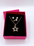 Elegant Heart Pendant Jewelry Gift Set – 3 Piece