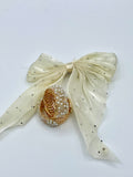 Crystal Bangle Set with Bow Accent