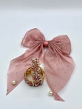 Crystal Bangle Set with Bow Accent