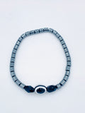 Men’s Hematite Evil Eye Protection Bracelet