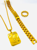 Crown Edge – 3-Piece Rolex-Inspired Men’s Jewelry Set
